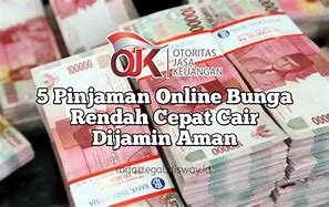 Pinjaman Online Resmi Ojk Bunga Rendah